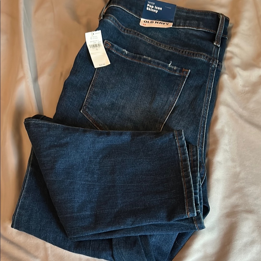 Old Navy Blue Pop Icon Skinny Jeans